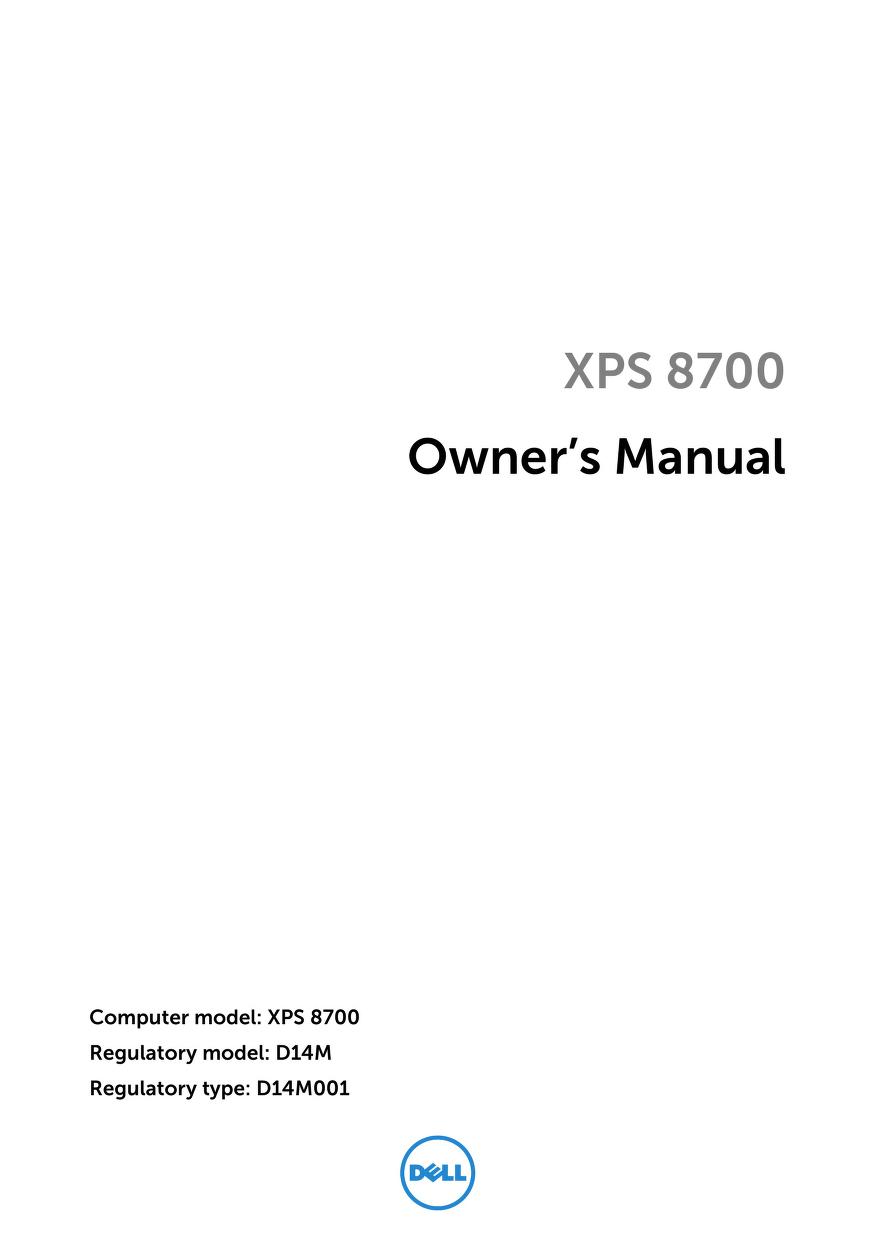 DELL XPS 8700 : Free Download, Borrow, and Streaming : Internet Archive