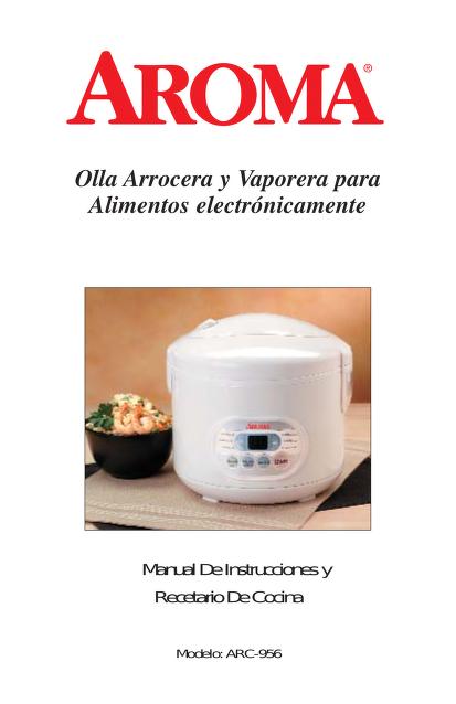 Aroma ARC-956 Instruction manual : Free Download, Borrow, and